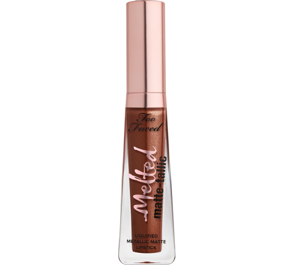 Ruj de buze lichid Too Faced Melted Matte-tallic Nuanta Give it to me