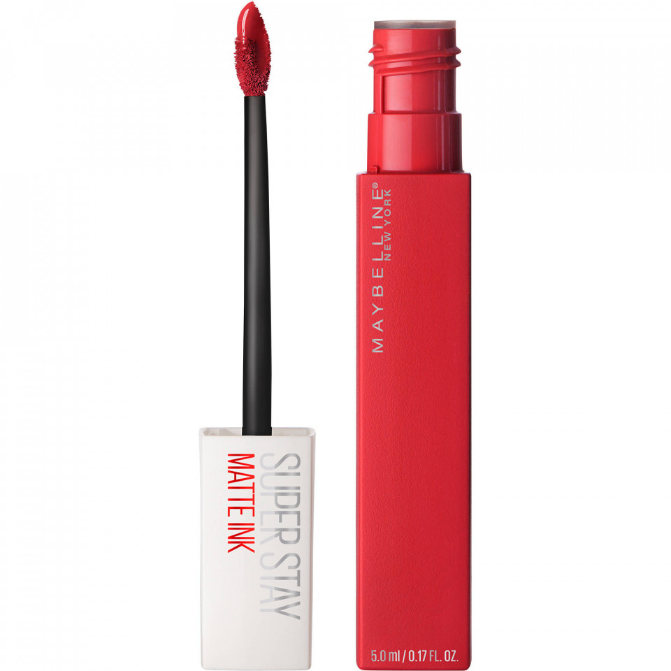 Ruj de buze rezistent la transfer maybelline superstay matte ink 20 pioneer