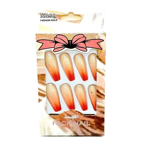Set 12 Unghii False Degrade, Fashion Nail, 02 Set 12 Unghii False Degrade, Fashion Nail, 02