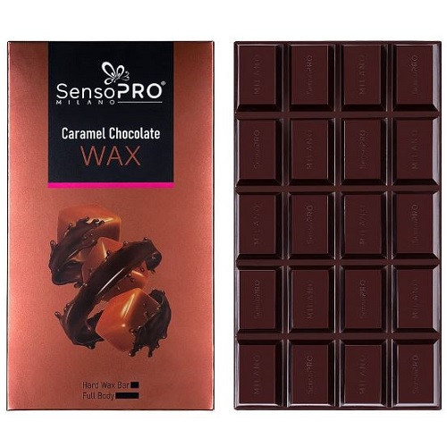 Ceara epilat elastica, SensoPro, Wax Chocolate, Caramel, 400 g SensoPro imagine noua