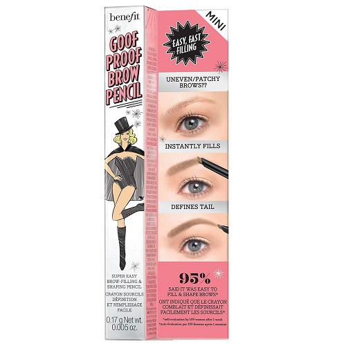 Creion Sprancene, Benefit, Goof Proof Brow Pencil, 2 Warm Golden Blonde, Mini Creion Sprancene, Benefit, Goof Proof Brow Pencil, 2 Warm Golden Blonde, Mini