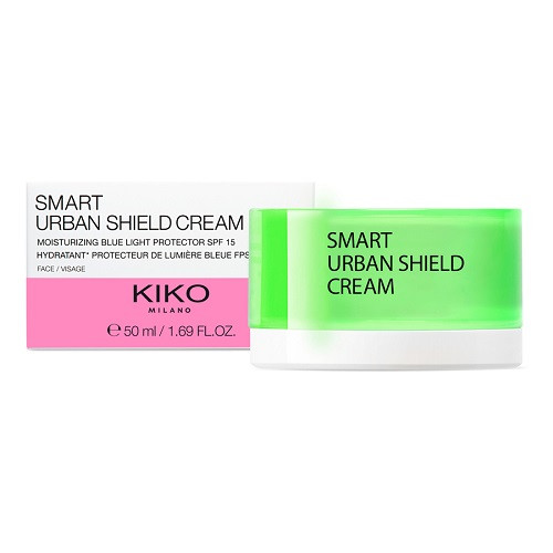 Crema de fata hidratanta, Kiko, Smart Urban Shield, SPF15, 50 ml KIKO imagine noua