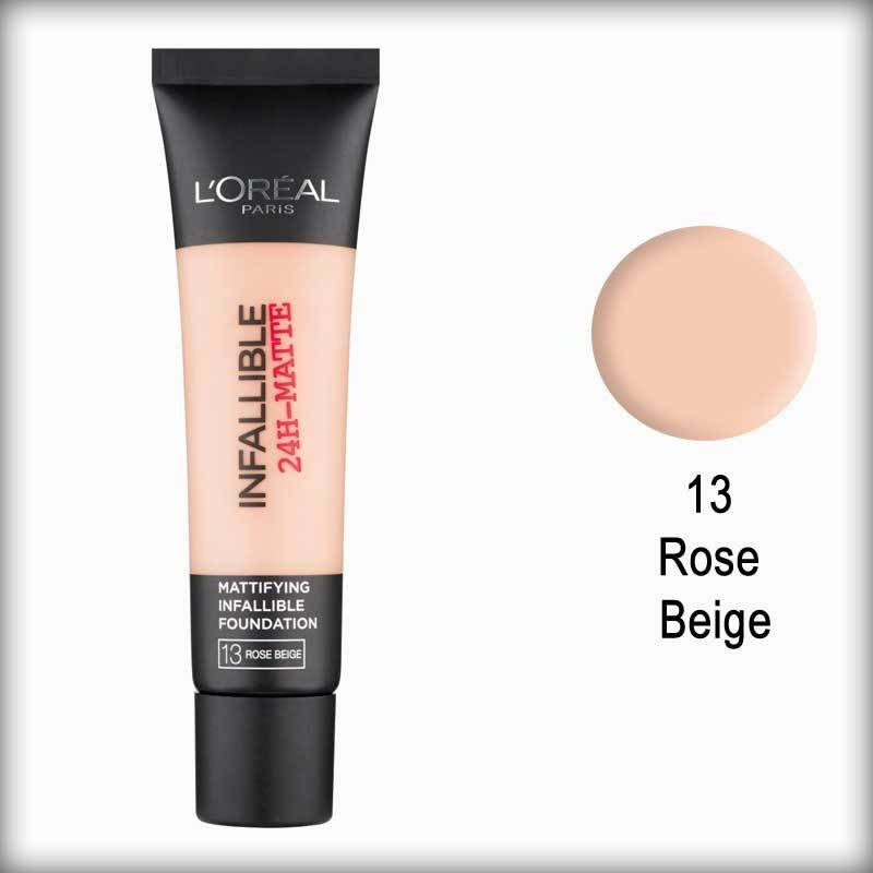 Fond de ten Loreal Infallible 24h Mattifying, Nuanta 13 Rose Beige - 1 | YEO