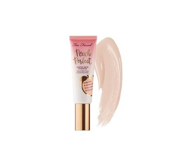 Fond de ten, too faced, peach perfect comfort matte, cloud, 48 ml