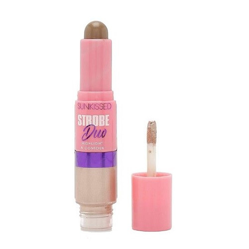 Iluminator si contur stick, sunkissed, strobe duo, highlight contour, 13 g