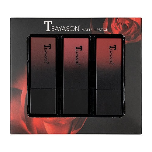 Set 3 rujuri mate, Teayason, Matte, C Set 3 rujuri mate, Teayason, Matte, C