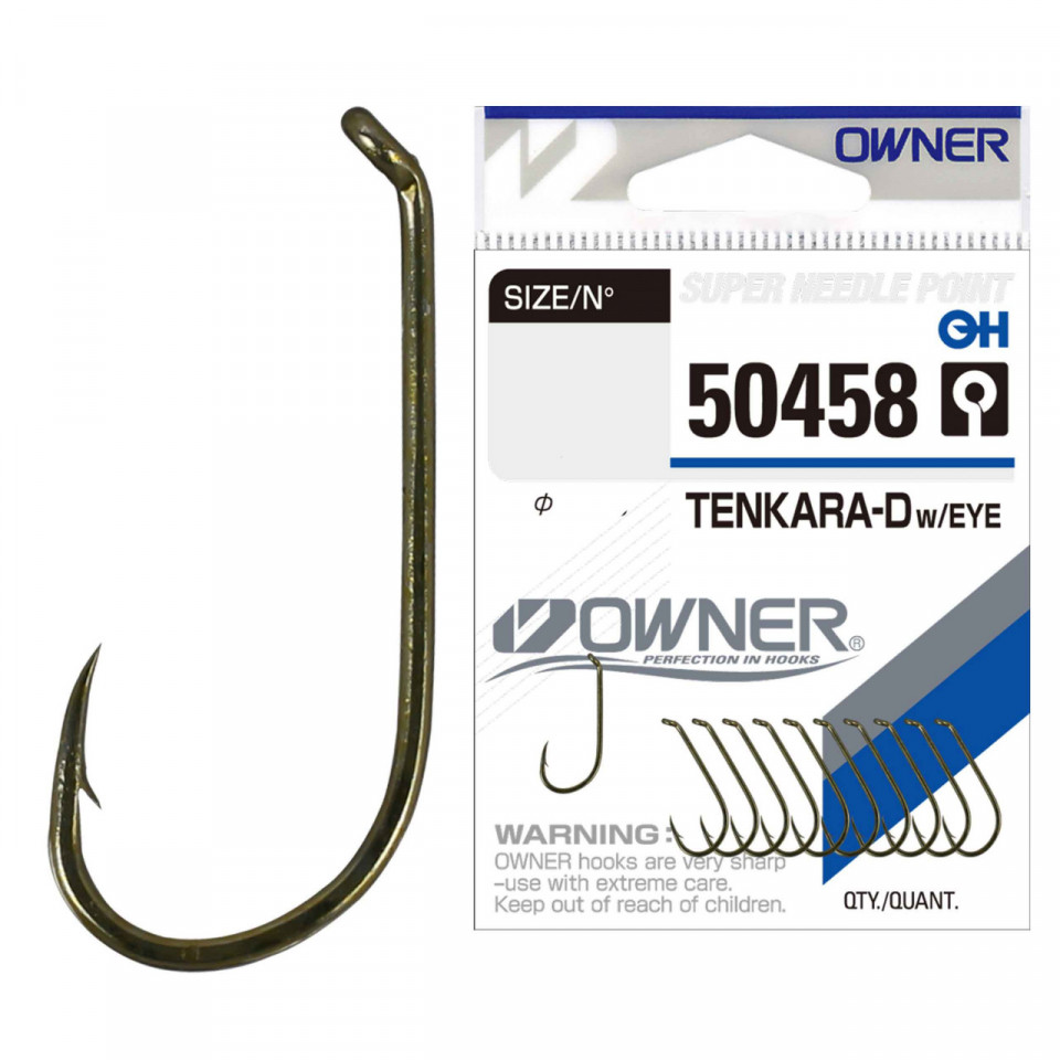 Carlig Owner 50458 No.12 Tenkara Down w/Eye