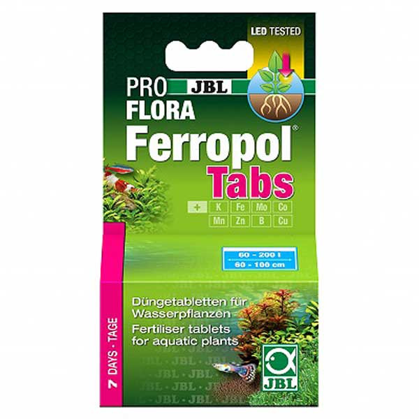 Fertilizant plante acvariu JBL Ferrotabs 30 tabl. Pentru 750 l