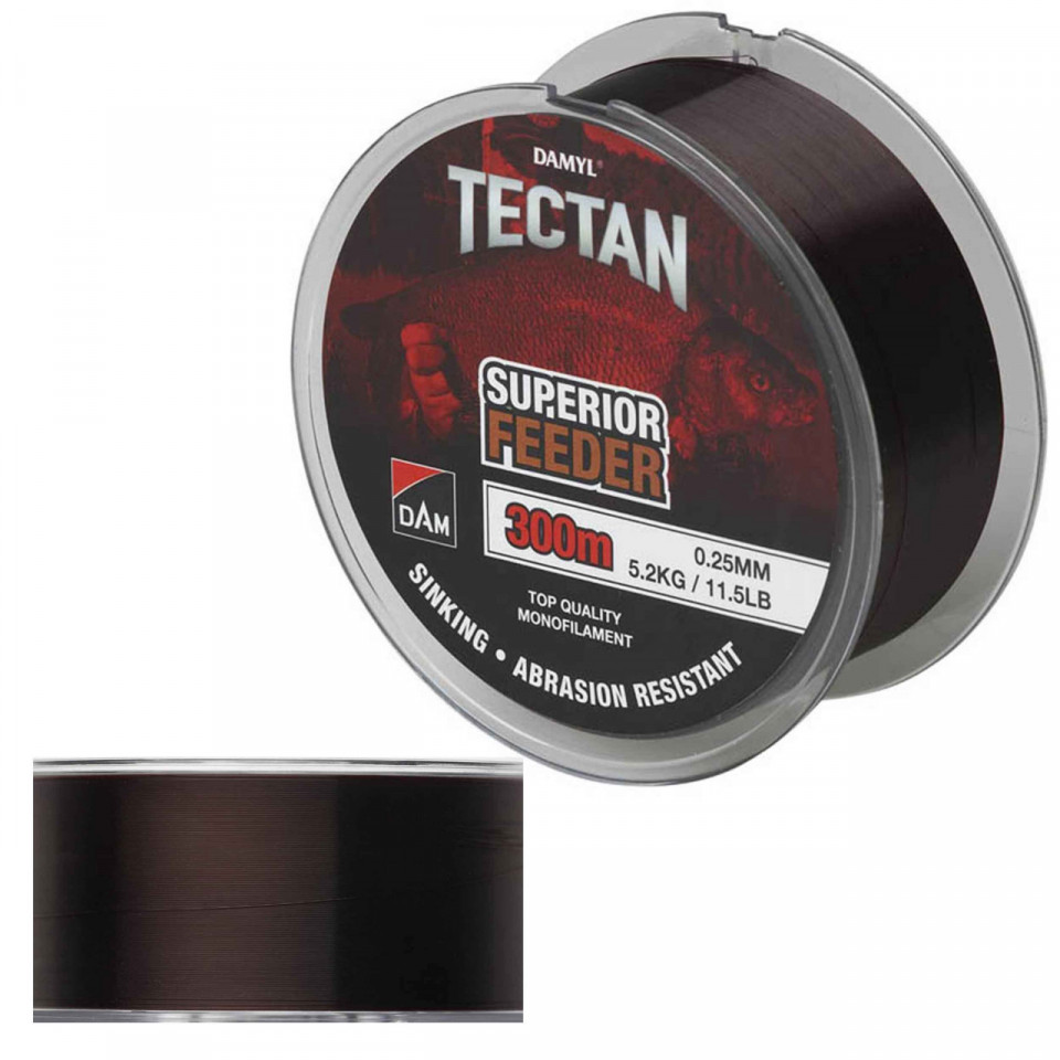 Fir Dam Tectan Superior Feeder 0.14mm 1.80kg 300m Brown