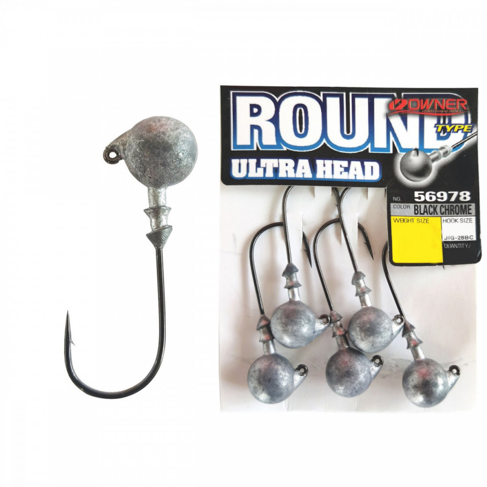 Jig Owner Lestat 56978 No.3/0 18gr Round Jig Head