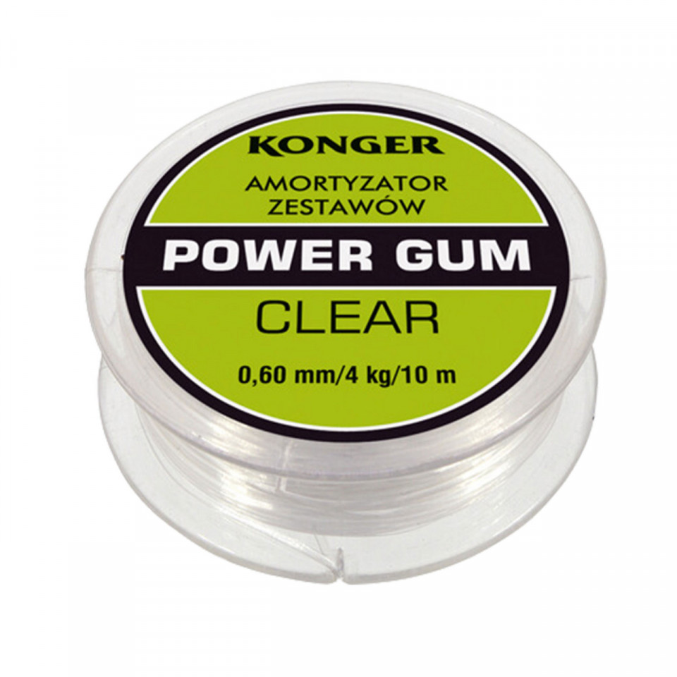 Powergum Method Feeder Konger 1mm 8kg 10m Shock Absorber Clear