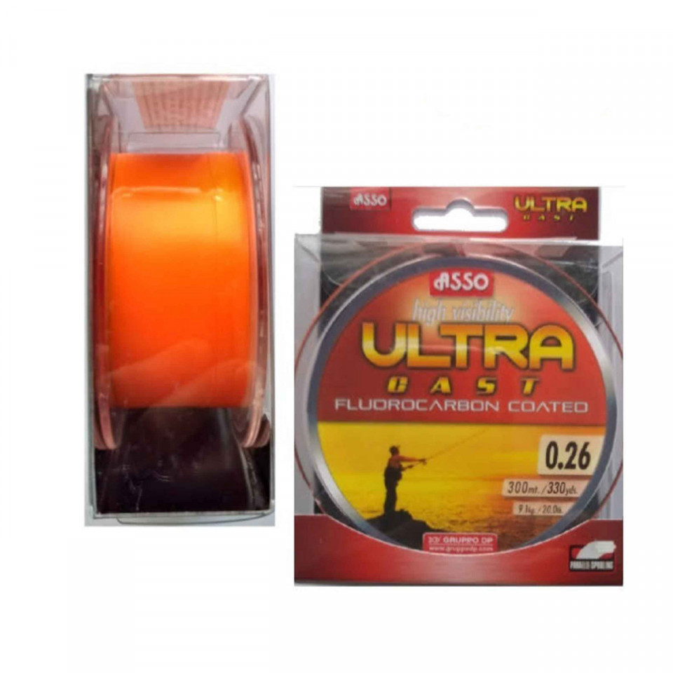 Fir Asso Ultra Cast 0.28mm 9.80kg 300m Orange