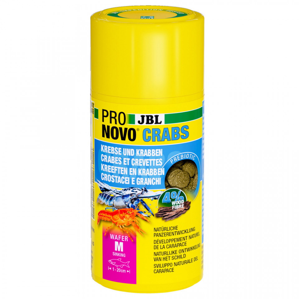 Hrana nevertebrate JBL PRONOVO CRABS WAFER M 100 ml