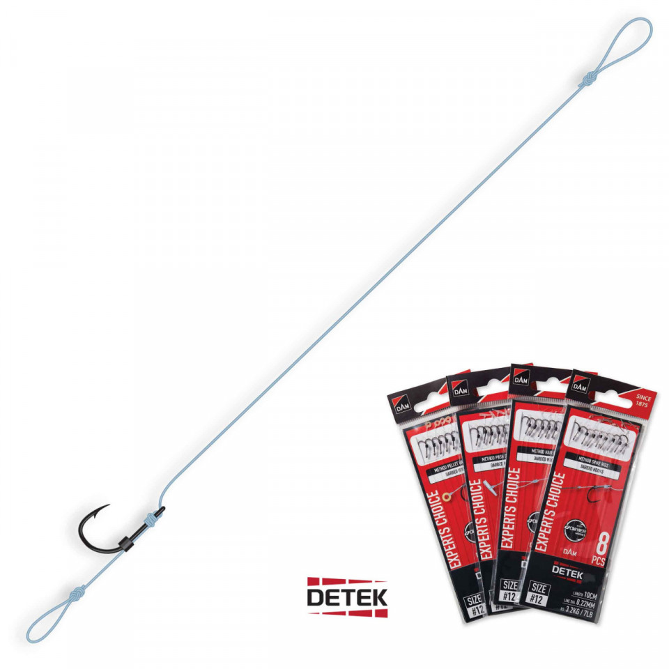 Rig Feeder DAM Detek Method Hair Rig No.10 0.25mm