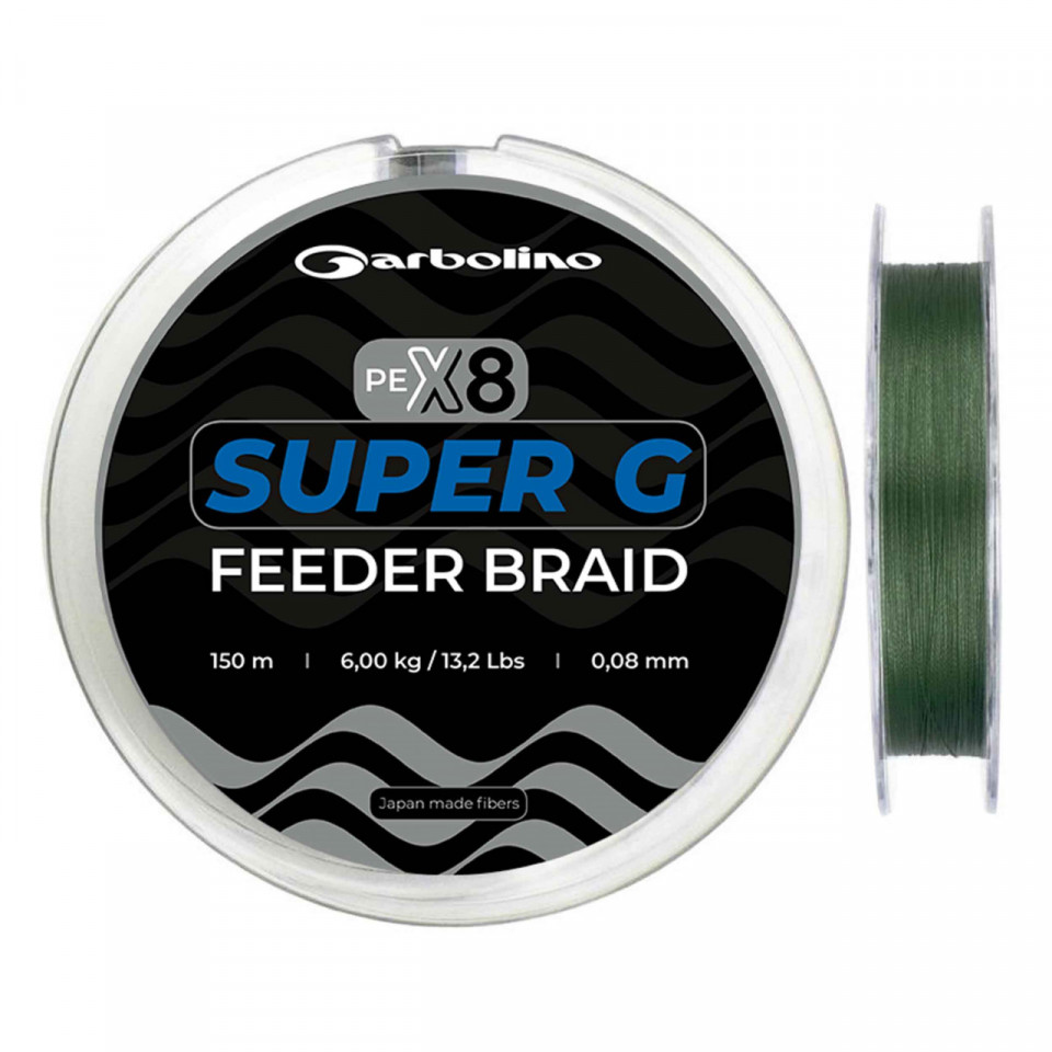 Fir Garbolino Super G Feeder Braid 0.10mm 6.00kg 150m Maro