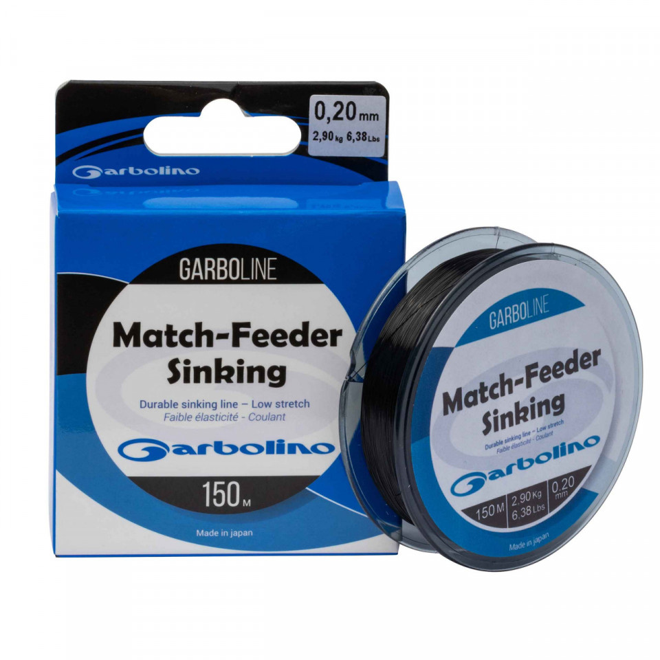 Fir Garbolino Match Feeder Sinking 0.18mm 5.39Lb 150m Negru