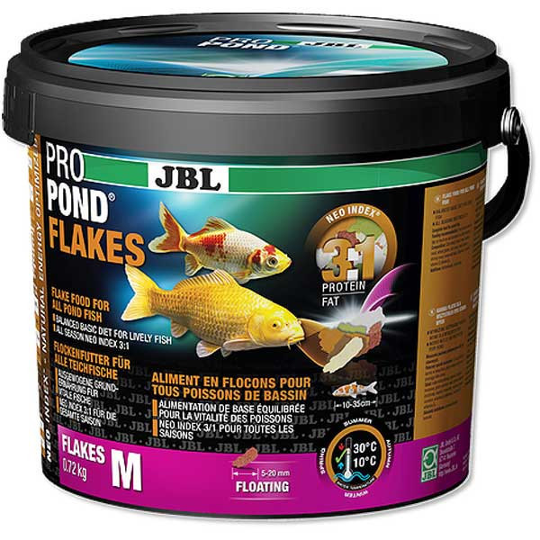 Hrana pesti iaz JBL ProPond Flakes M 0,72 kg