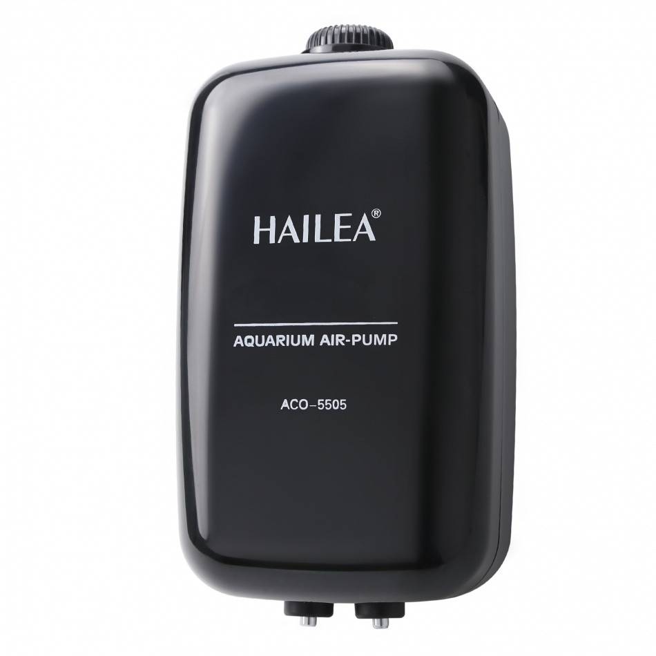 Pompa aer acvariu cu 2 iesiri Hailea super silent ACO-5505