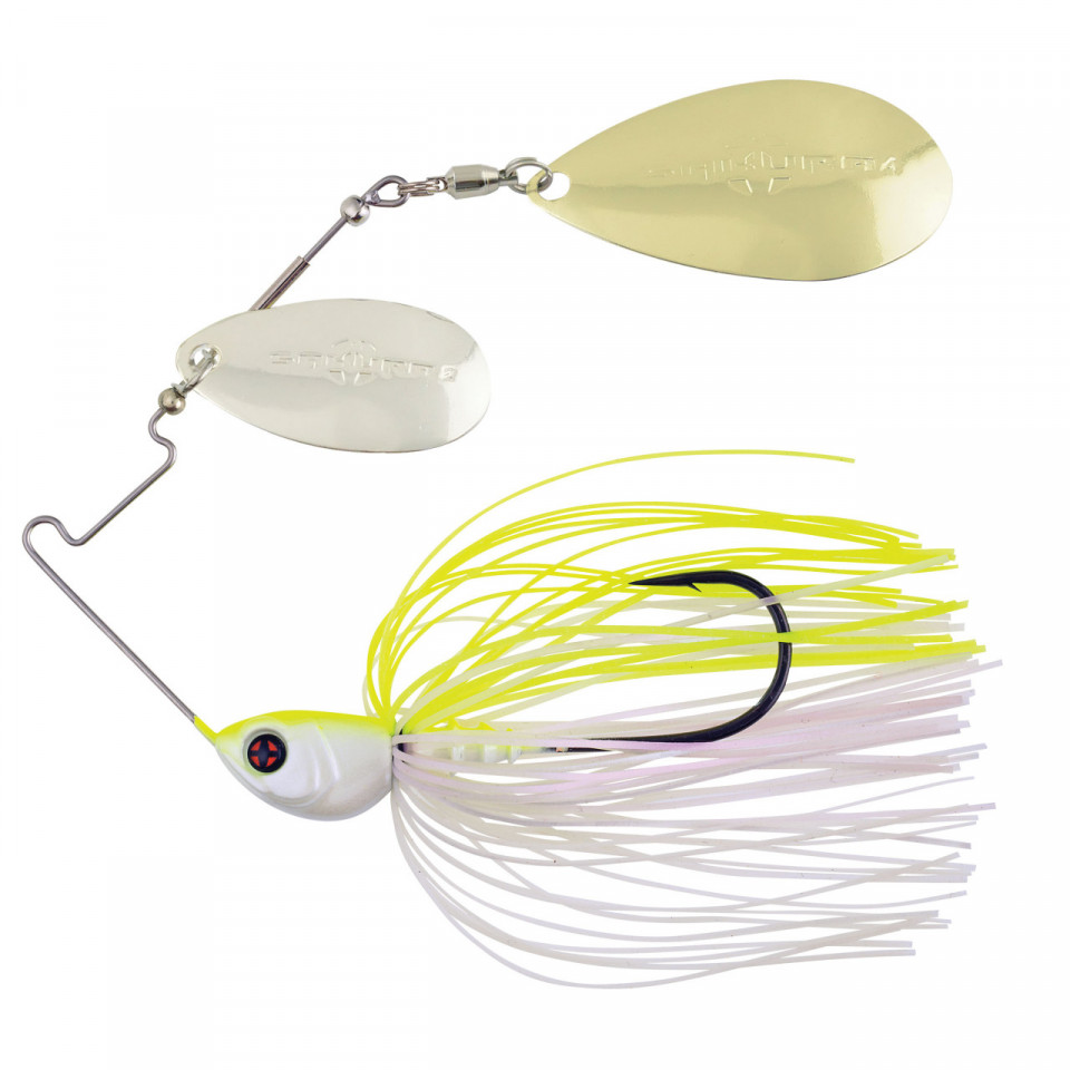 Spinnerbait Sakura Cajun 10.5g White Chartreuse