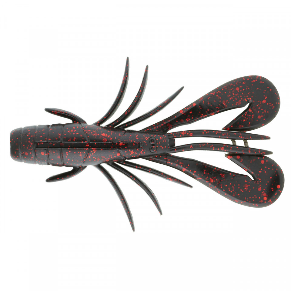 Creatura Sakura Zarigani Craw 78mm 112 Black Red Glitter 6buc