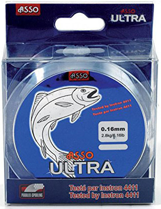 Fir Asso Ultra 0.18mm 6.00kg 100m Transparent