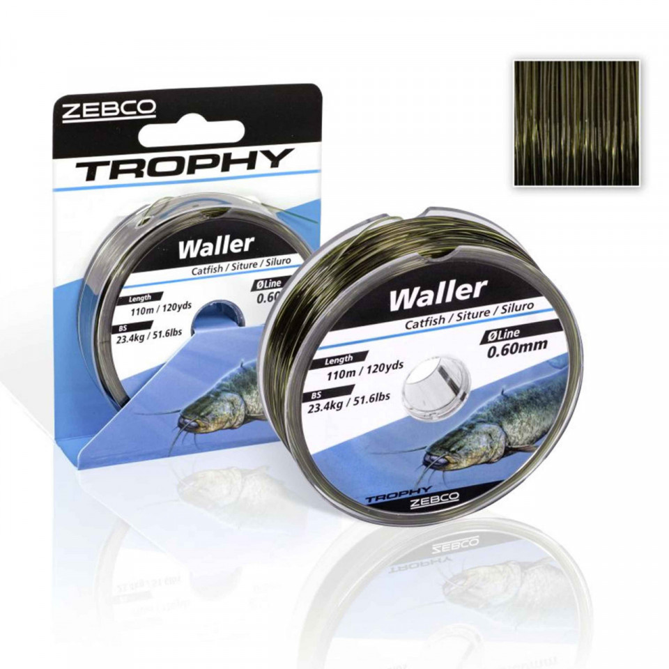 Fir Zebco Trophy Catfish 0.55mm 21.50kg 130m Dark Camo