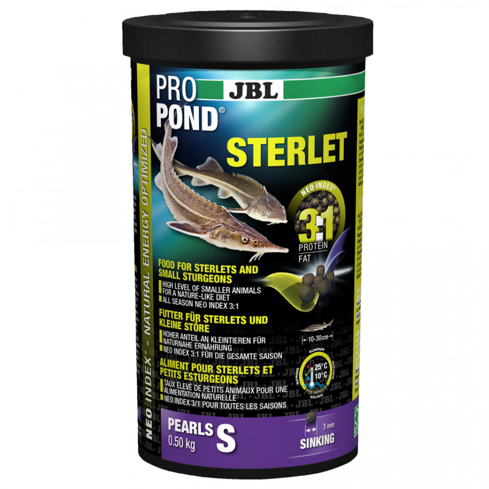 Hrana Sturioni JBL ProPond Sterlet S 0,5 kg