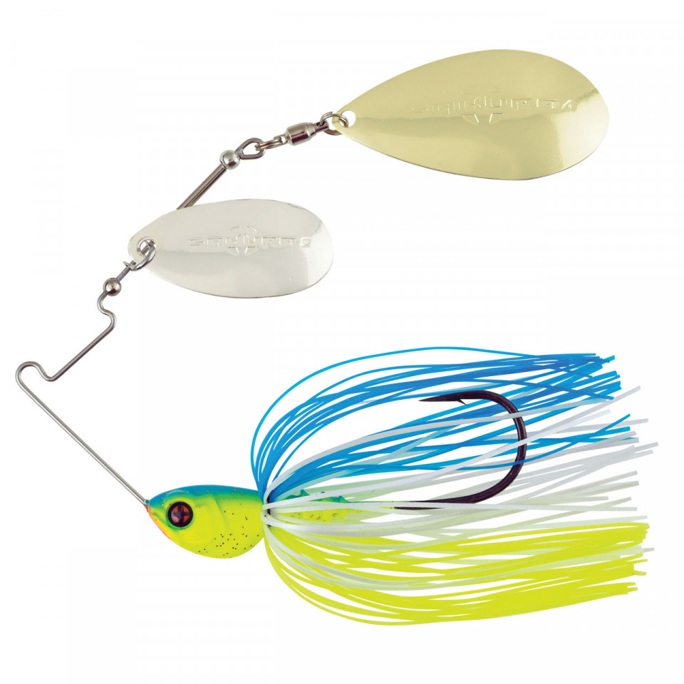 Spinnerbait Sakura Cajun 10.5g Chartreuse Light Blue