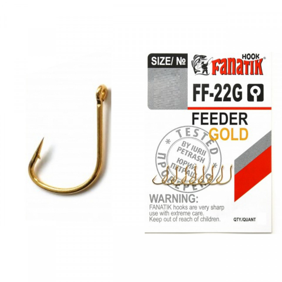 Carlig Fanatik FF-22G No.7 Feeder Gold