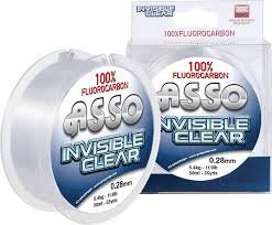Fir Asso Fluorocarbon 0.23mm 3.80kg 50m Invisible Clear