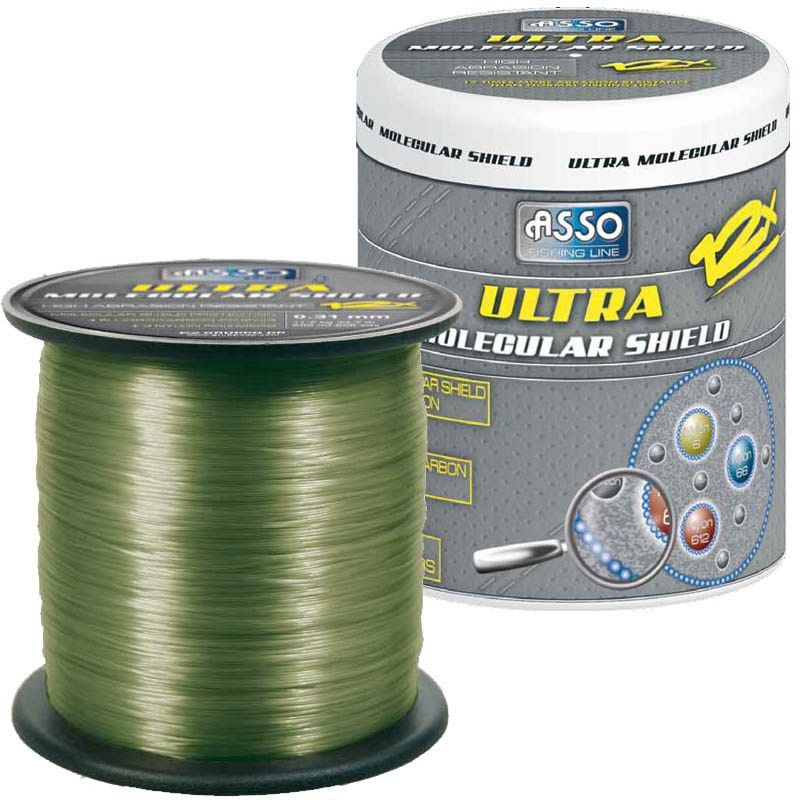 Fir Asso Ultra Molecular Shield 0.30mm 11.20kg 1200m Dark Green