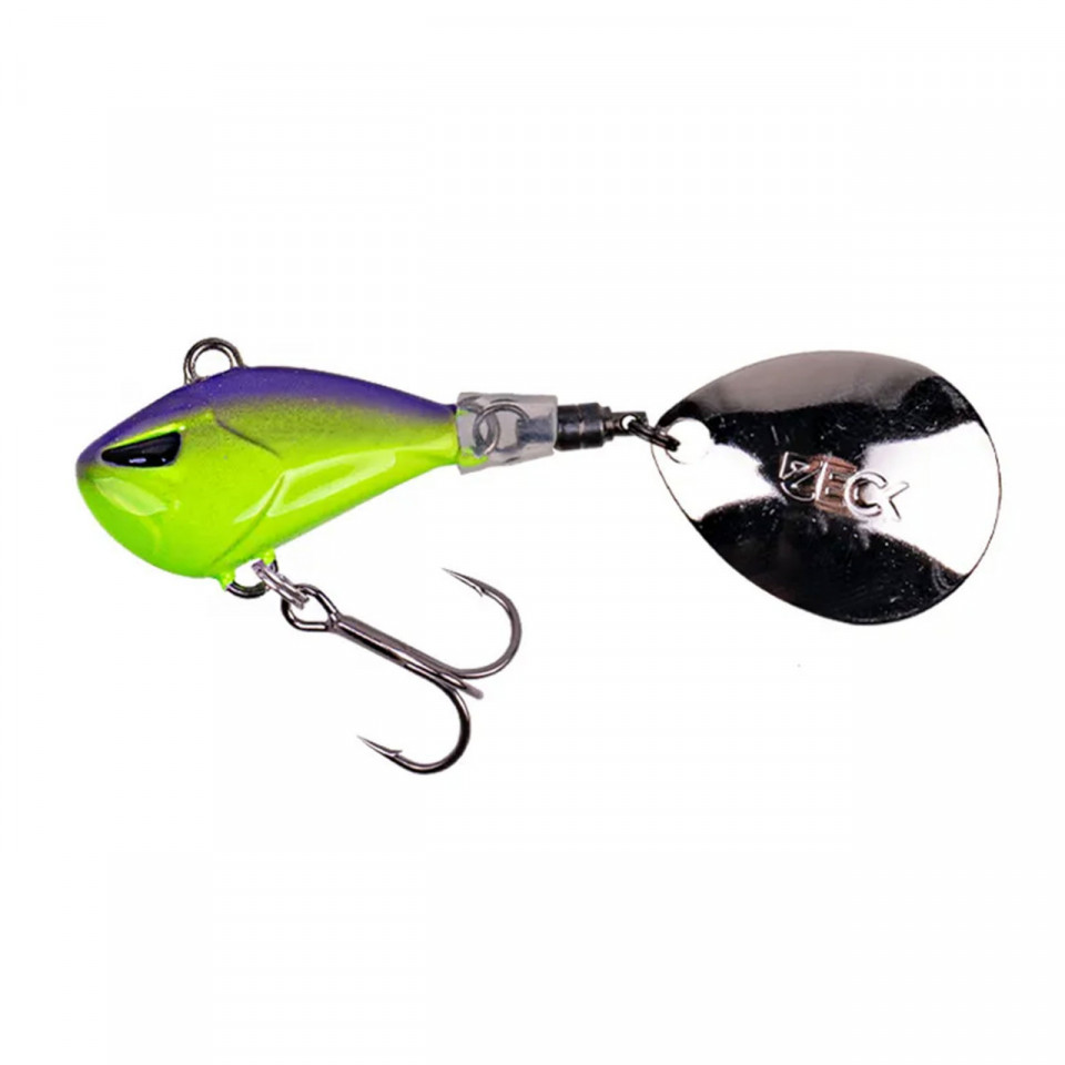 Spinnertail Zeck Rogue Runner 10gr Purple Chartreuse