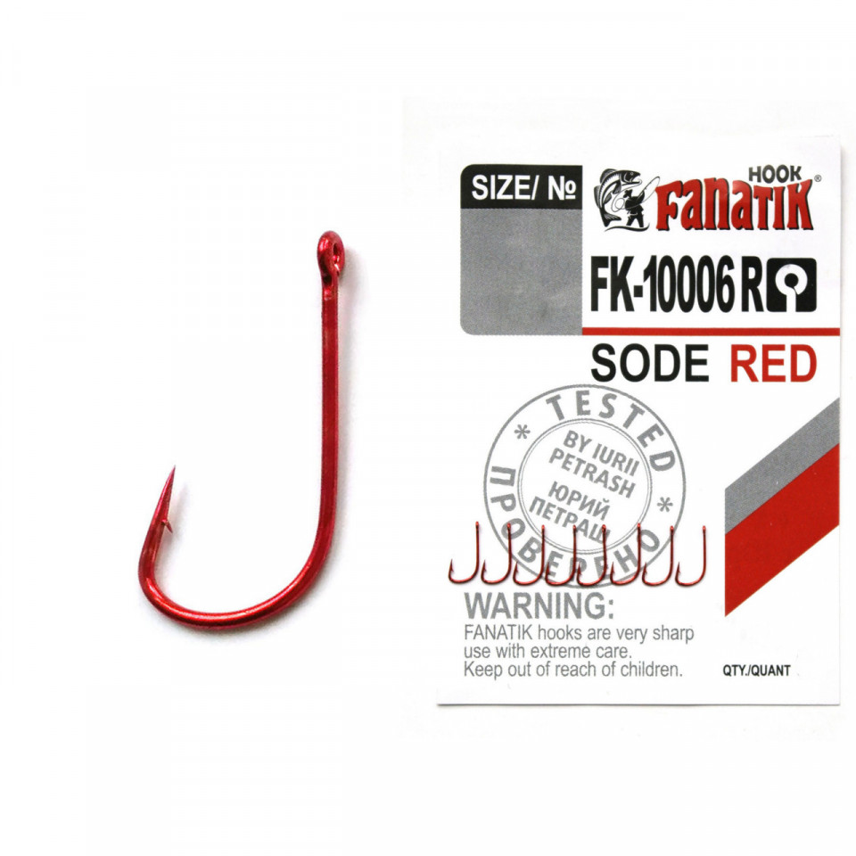 Carlig Fanatik FK-10006R No.3 Sode Red