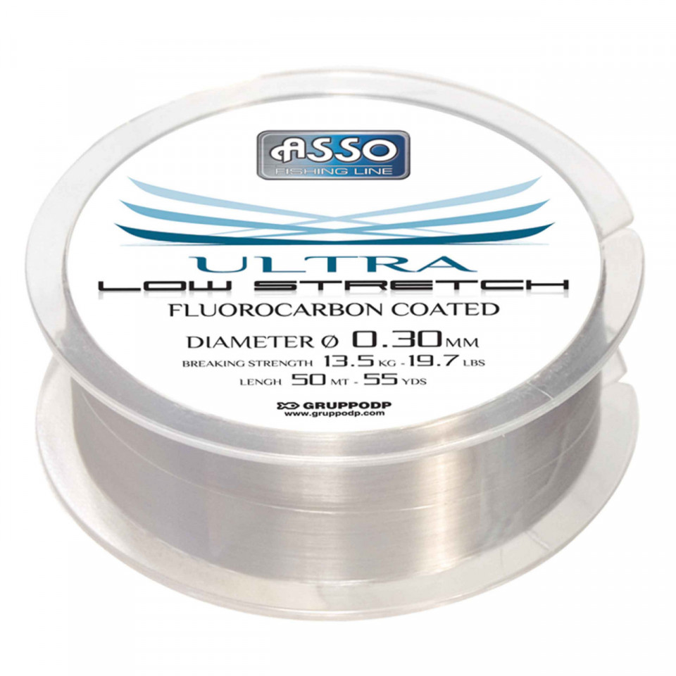 Fir Asso Ultra Low Stretch 0.08mm 1.50kg 50m Smoke