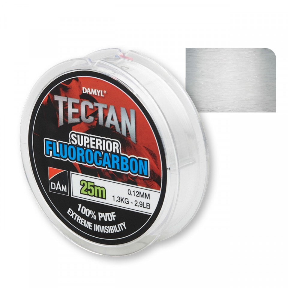 Fir Dam Damyl Tectan Superior Fluorocarbon 0.45mm 12.10kg 25m Transparent