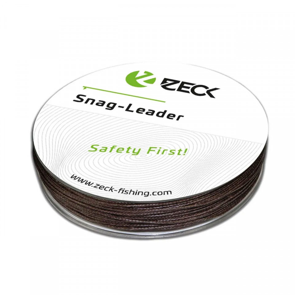 Fir Textil Inaintas Zeck Snag Leader 0.70mm 68kg 50m Maro