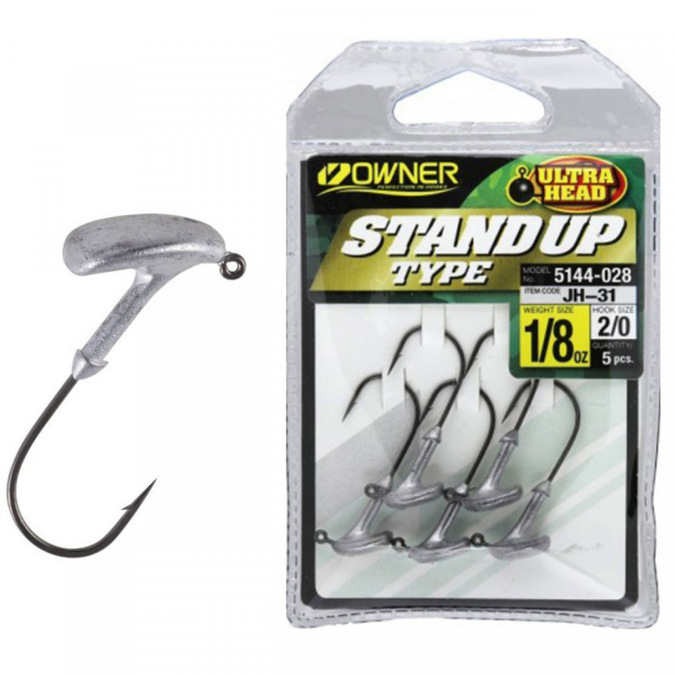 Jig Lestat Owner JH-31 No.2/0 1/8Oz Stand Up Type