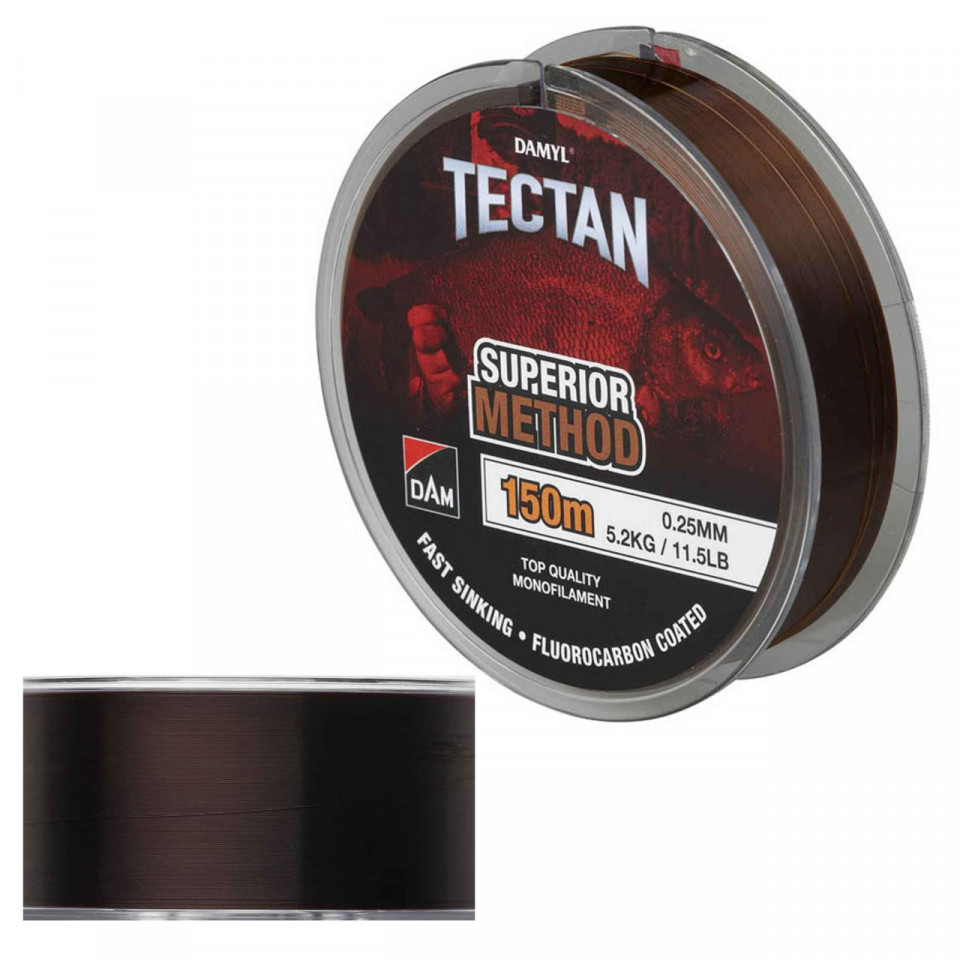 Fir Dam Tectan Superior Method 0.25mm 5.20kg 150m Brown