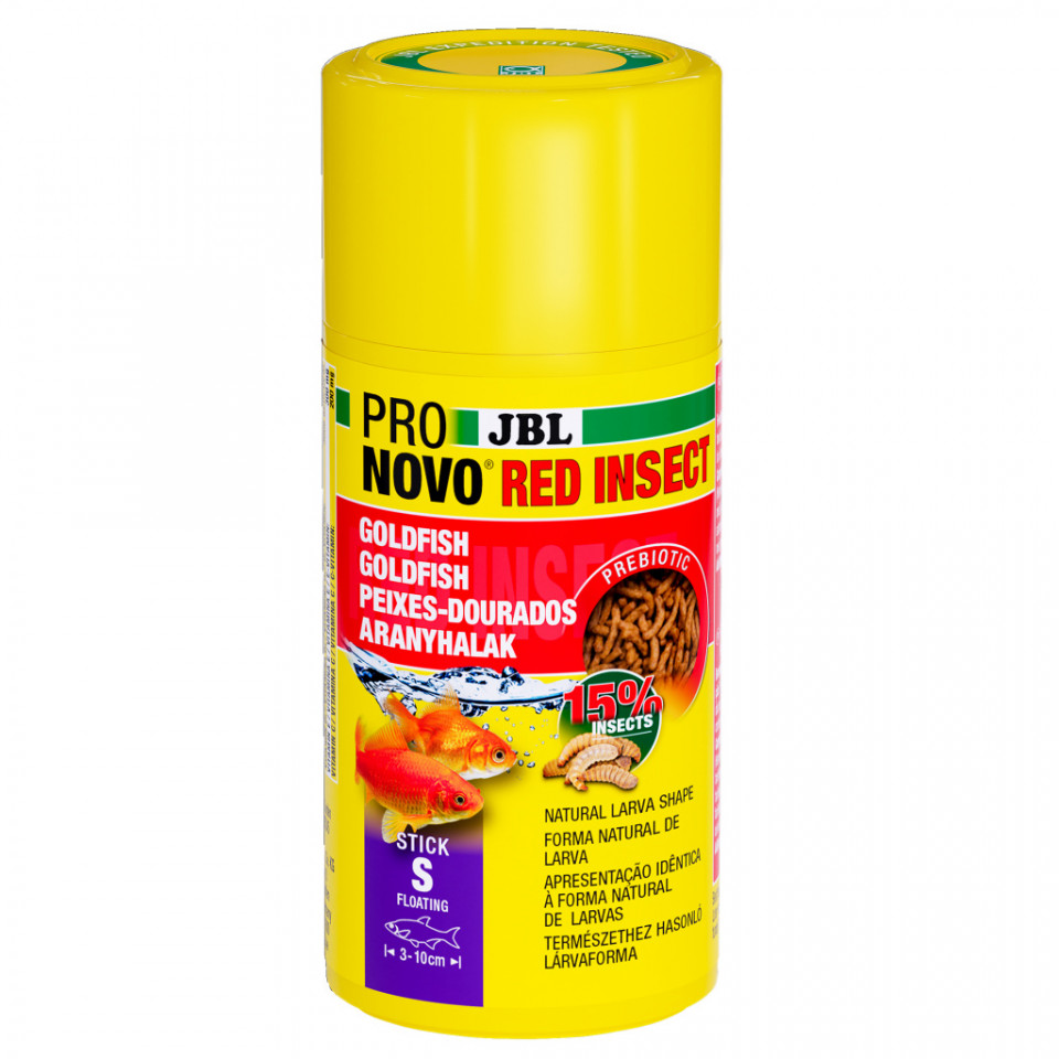 Hrana carasi aurii JBL PRONOVO RED INSECT STICK S 100 ml