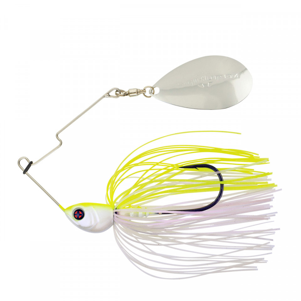 Spinnerbait Sakura Cajun 7g White Chartreuse