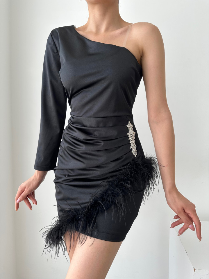 Rochie din satin scurta Cod:N8875