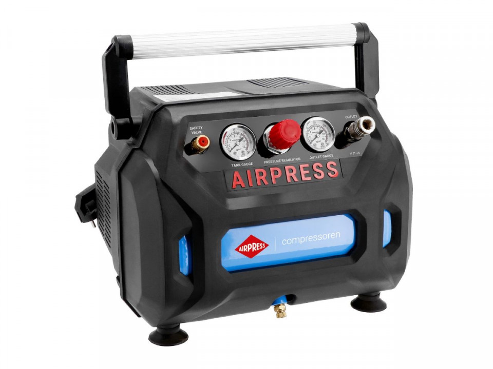 Compresor cu piston, fara ulei – Blue Series 1.1kW, 215 L/min – Rezervor 6 Litri – AirPress-H215/6-36943 AirPress imagine noua