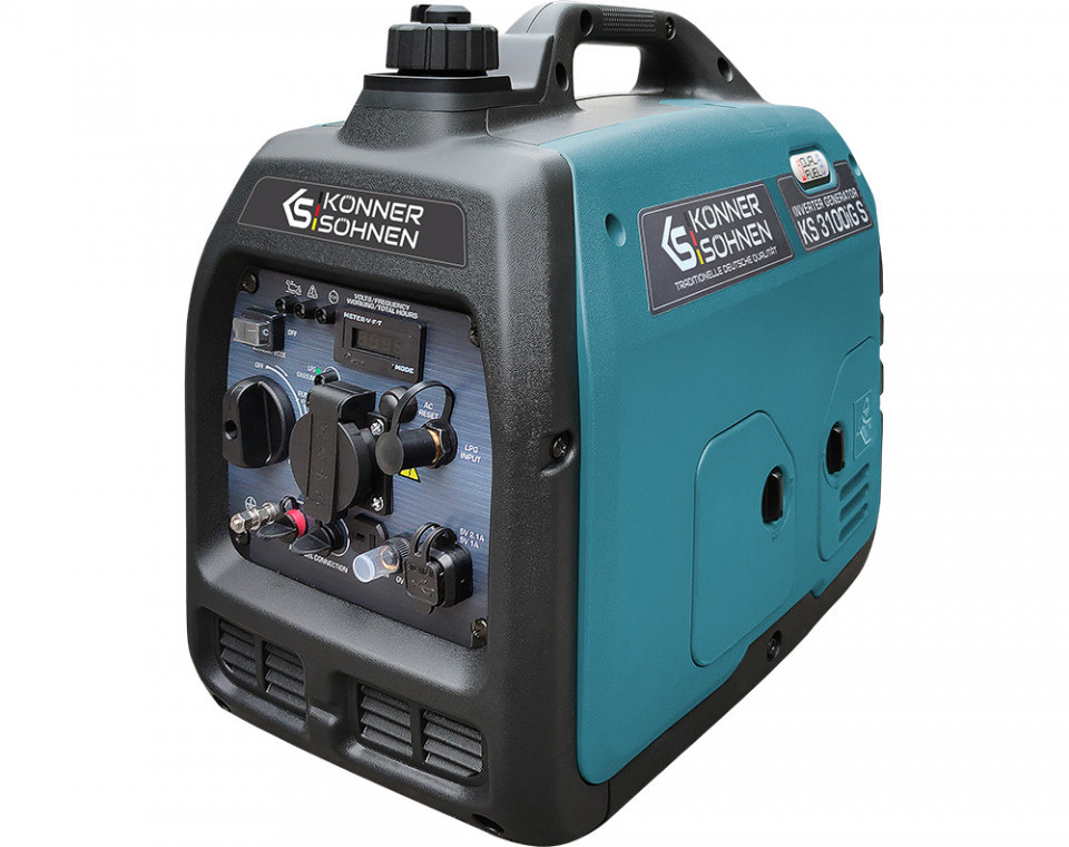 Generator de curent 3.1 kW inverter – HIBRID (GPL + benzina) – insonorizat – Konner & Sohnen – KS-3100iG-S albertool.com