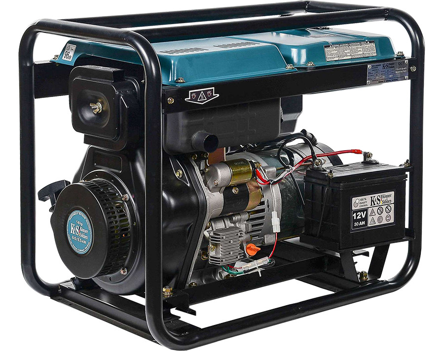 Generator de curent 7.5 kW diesel - Heavy Duty - Konner & Sohnen - KS-9100DE-1/3-HD-ATSR