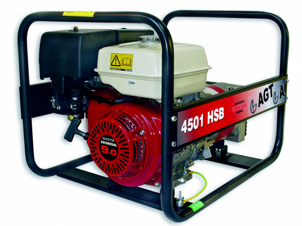 Generator de curent monofazat 4.2kW, AGT 4501 HSBE AGT