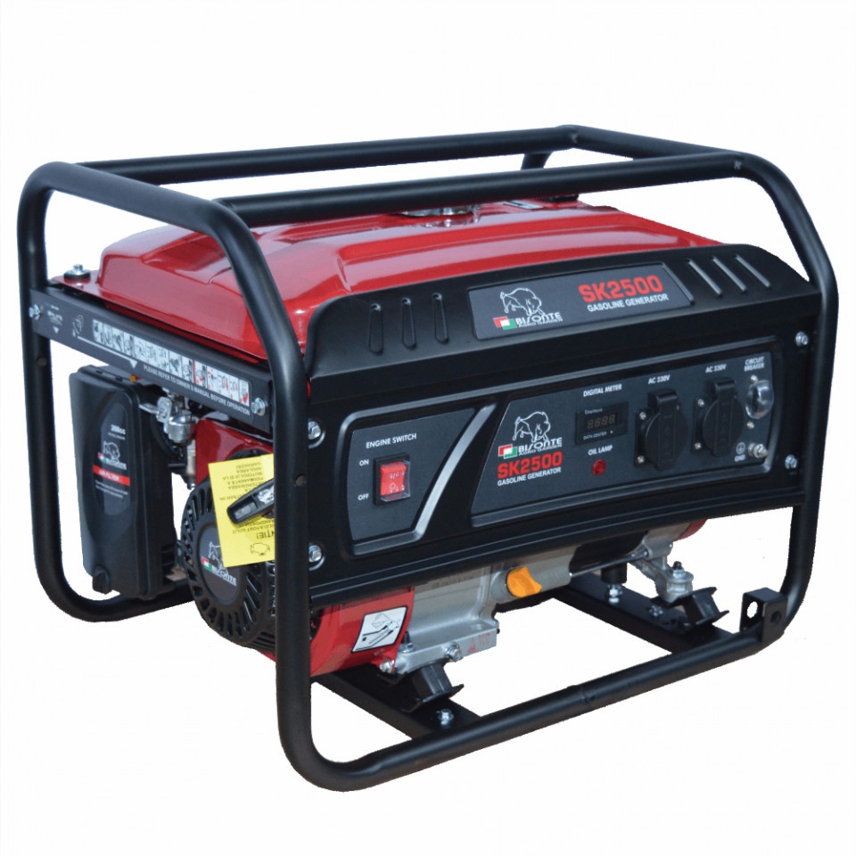 Generator de curent monofazat SK2500, Putere max. 2,2 kW, 230V, AVR, motor benzina