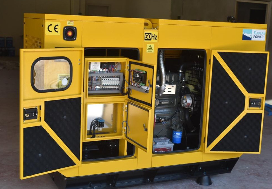 Generator stationar insonorizat DIESEL, 550kVA, motor Baudouin, Kaplan KPB-550