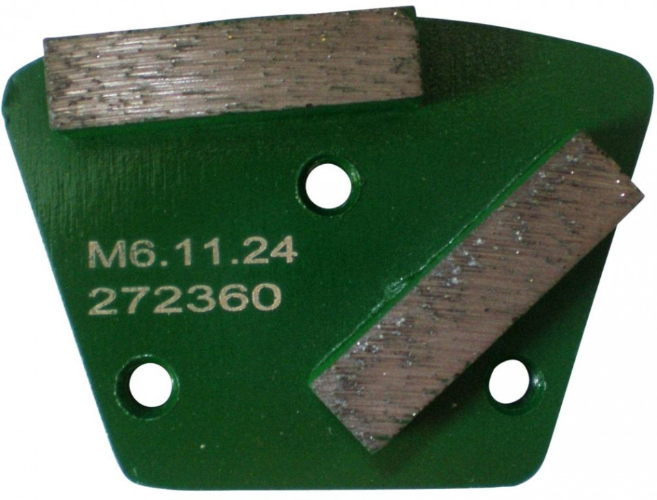 Placa cu segmenti diamantati pt. slefuire pardoseli – segment dur (verde) – # 40 – prindere M6 – DXDH.8506.11.24 albertool.com