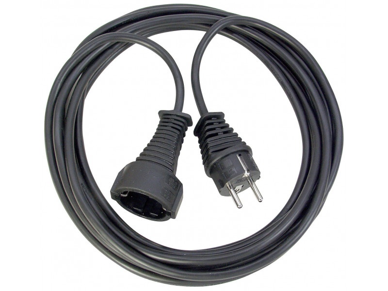 Cablu prelungitor 5m negru 3G1,5