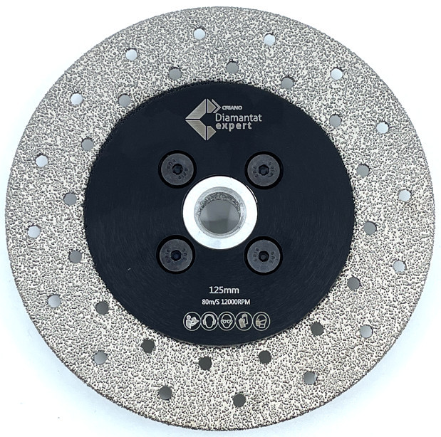 Disc DiamantatExpert lipit in vid pt. taiere si slefuire 125xM14 (mm) Super Premium – DXDY.DVB.125.M14 125xM14